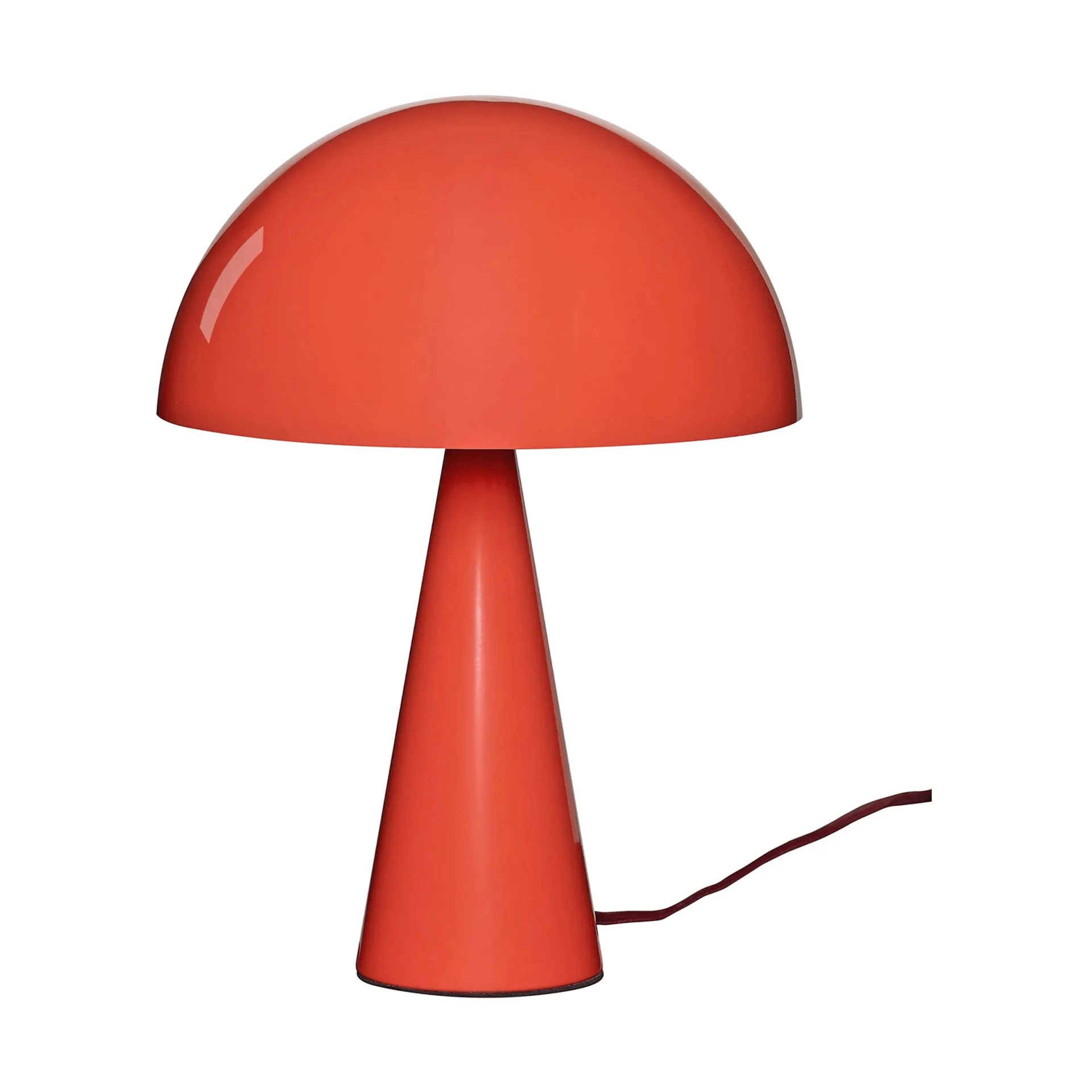 Mush bordlampe, Bright red, mini 34 cm Hübsch Interior