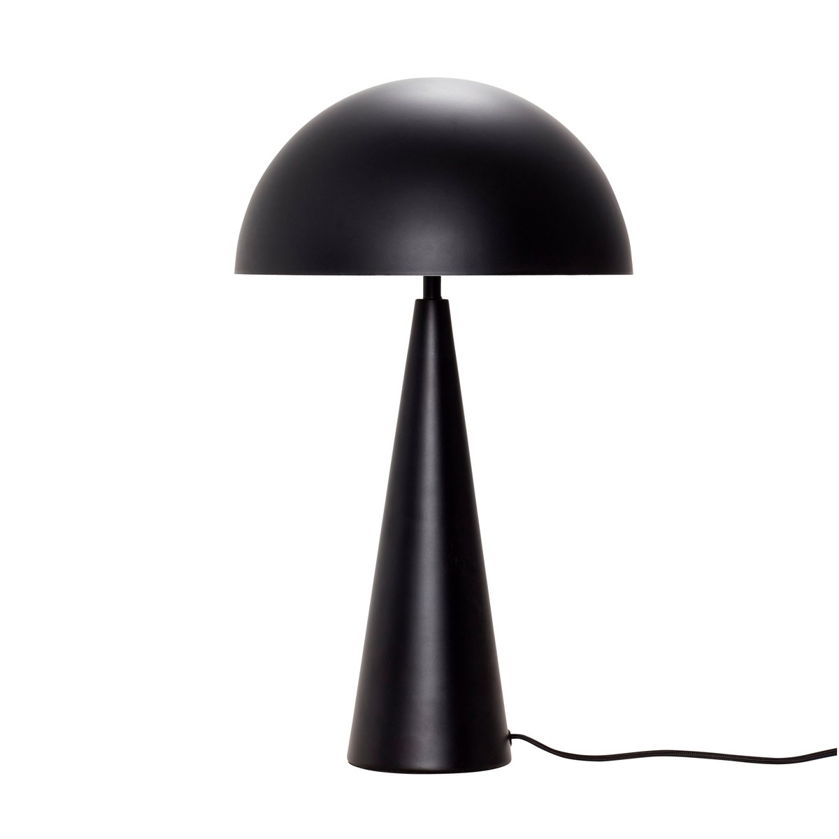 Bilde av Hübsch Mush bordlampe furu Black
