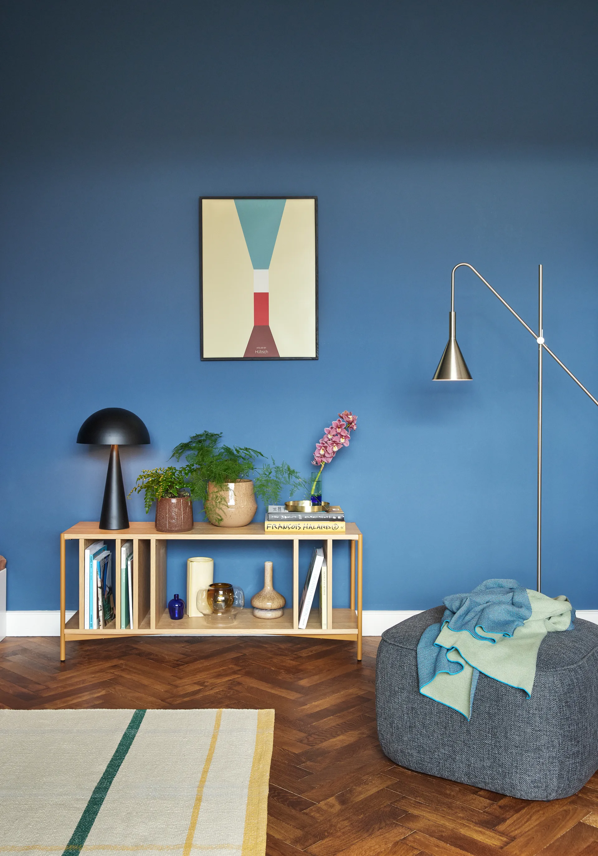 Mush bordlampe furu, Black Hübsch Interior