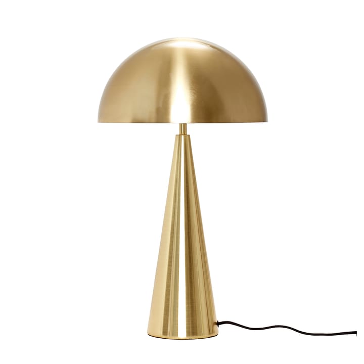 Mush bordlampe furu - Brass - Hübsch