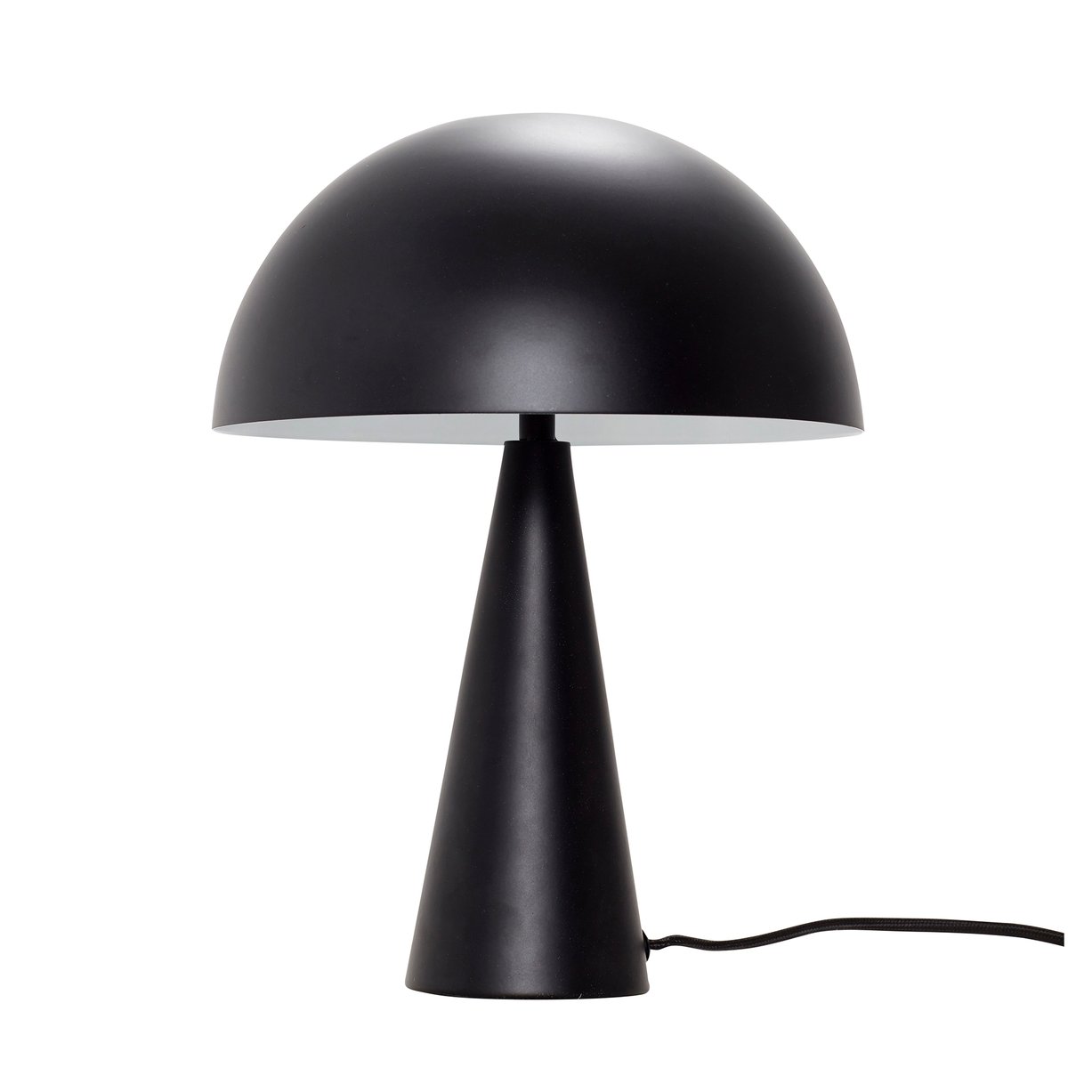 Bilde av Hübsch Mush bordlampe mini Black