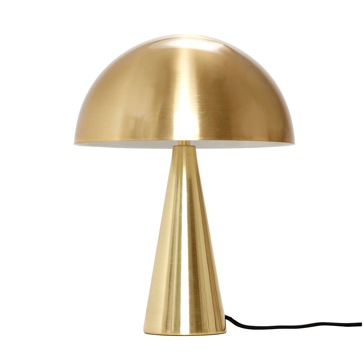 Bilde av Hübsch Mush bordlampe mini Brass