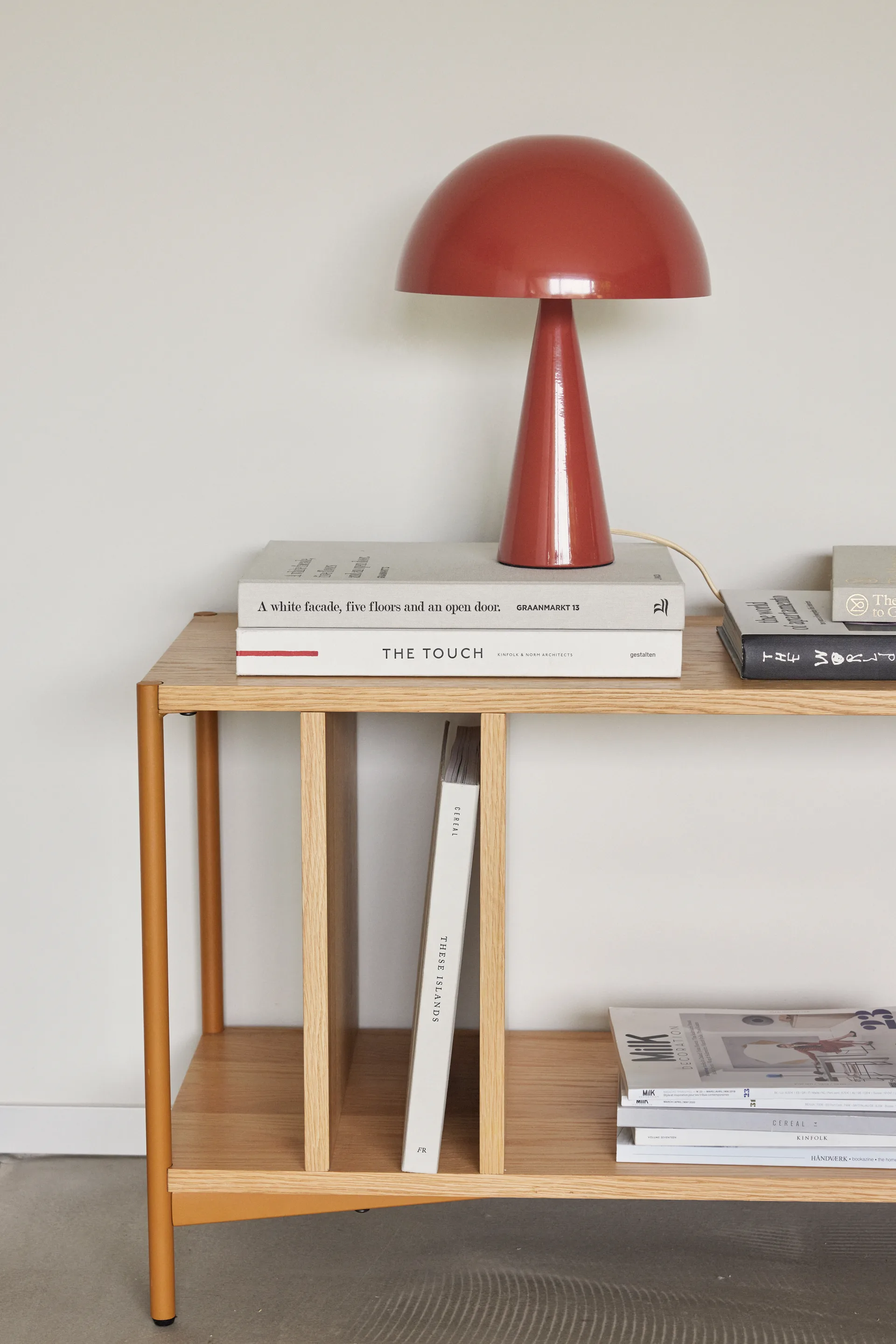 Mush bordlampe mini, Red Hübsch Interior
