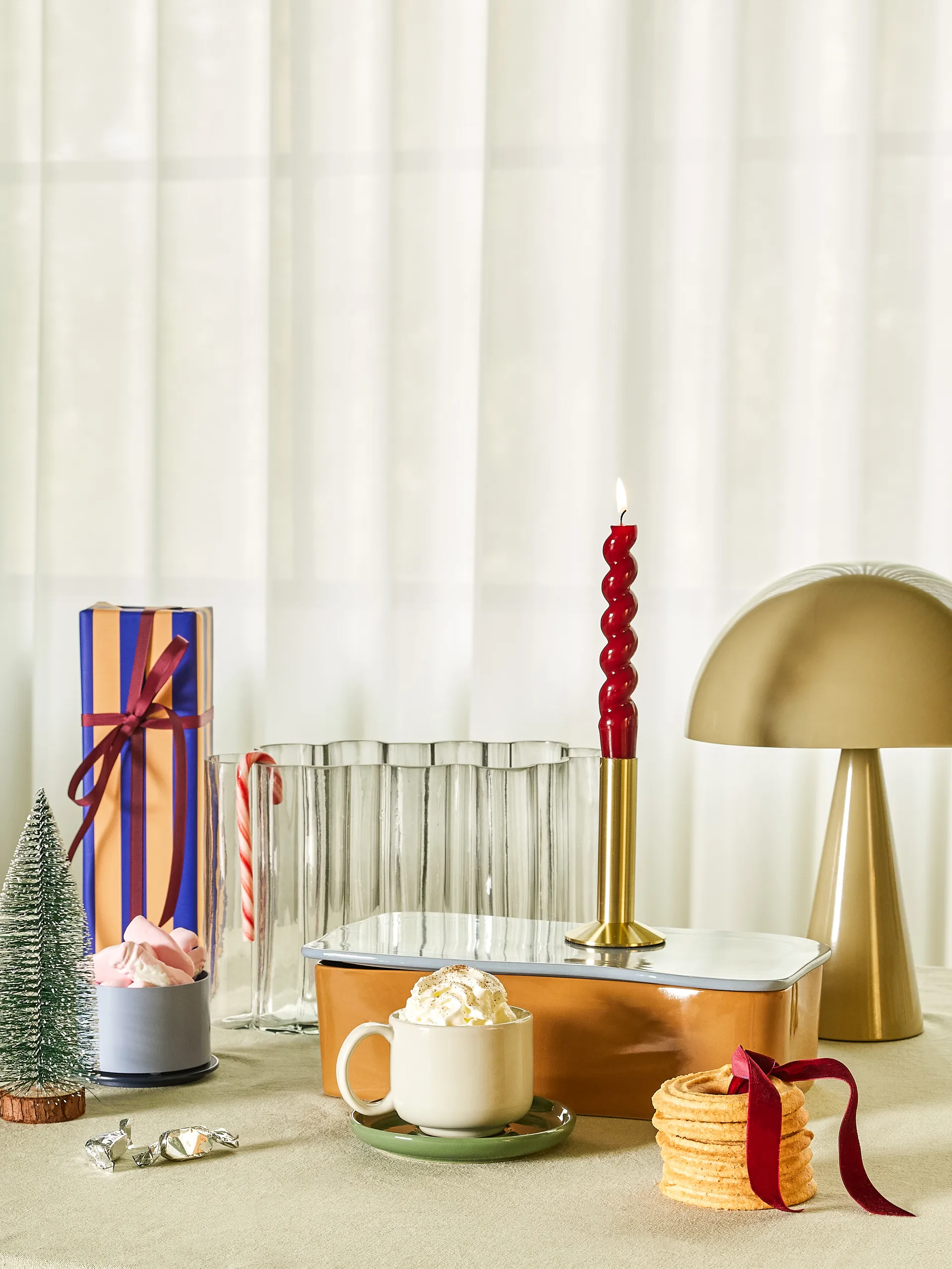 Mush bordlampe mini, Sand Hübsch Interior