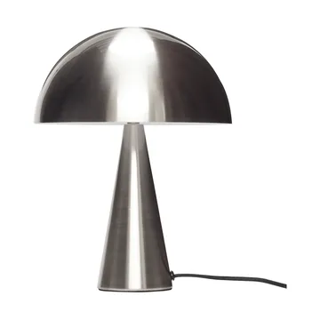 Mush bordlampe - Nikkel, mini 34 cm - Hübsch Interior