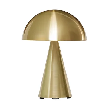 Mush portabel bordlampe - Brass - Hübsch Interior