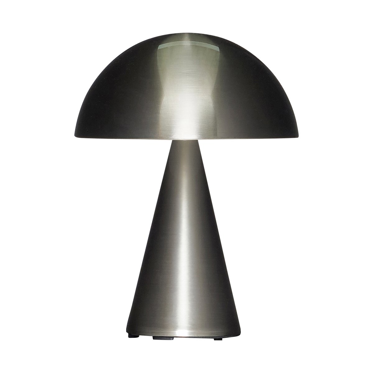 Bilde av Hübsch Mush portabel bordlampe Nickel