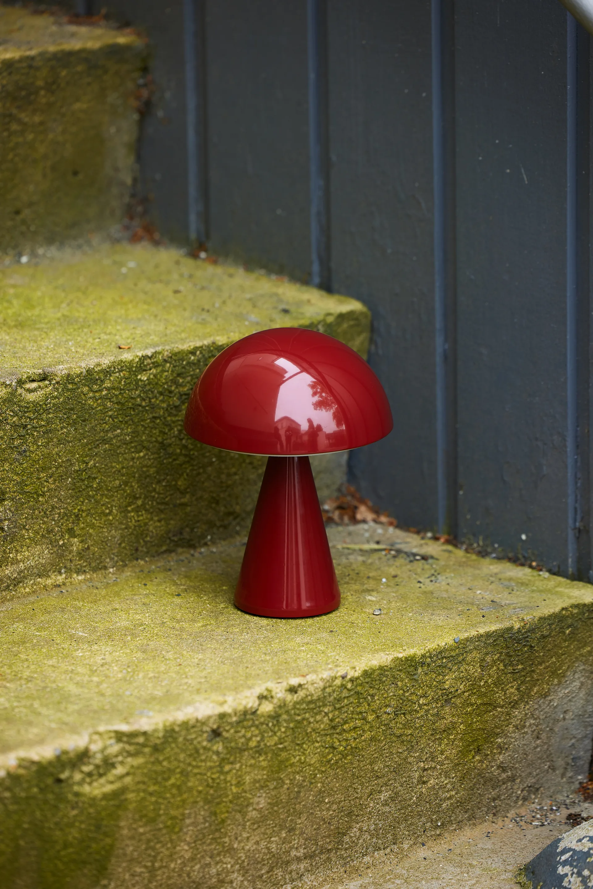 Mush portabel bordlampe, Red Hübsch Interior