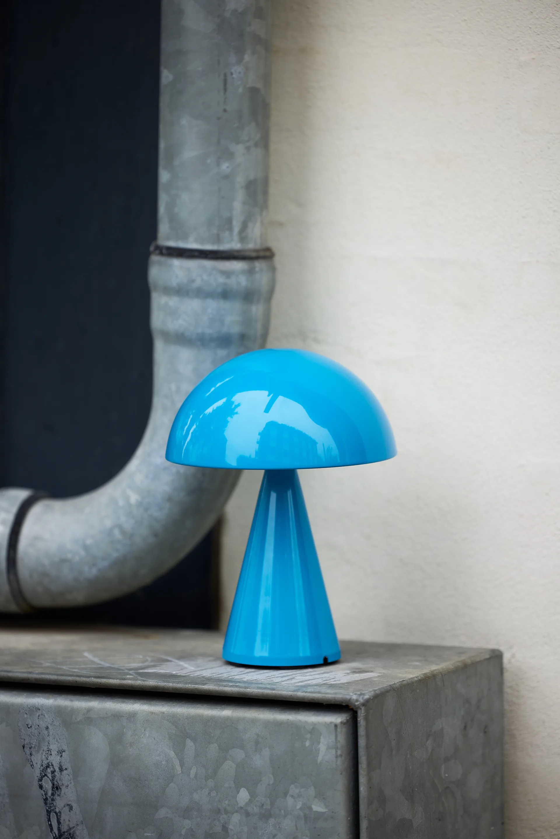 Mush portable bordlampe, Blue Hübsch Interior