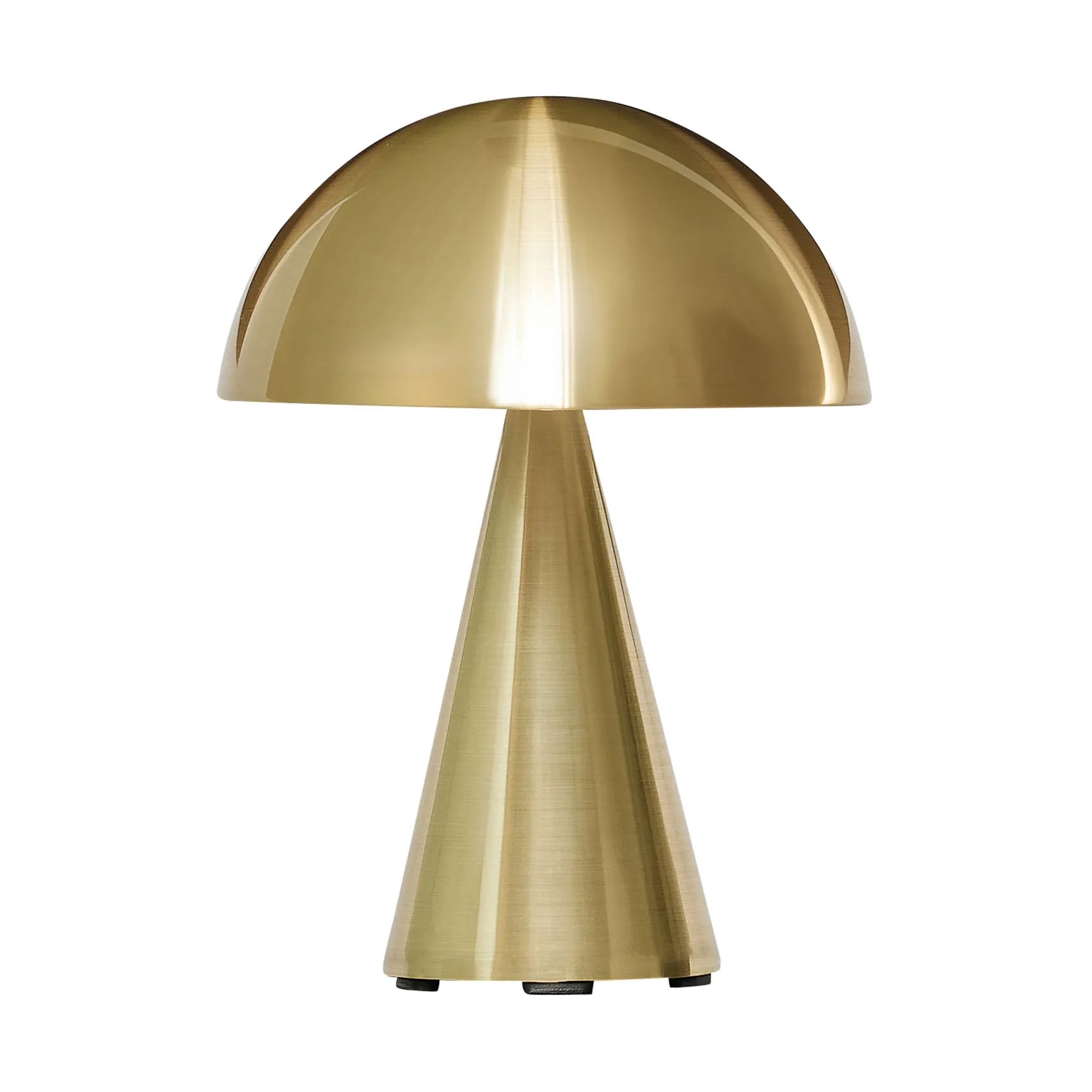 Mush portable bordlampe, Brass Hübsch Interior