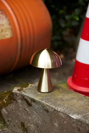 Mush portable bordlampe - Brass - Hübsch Interior