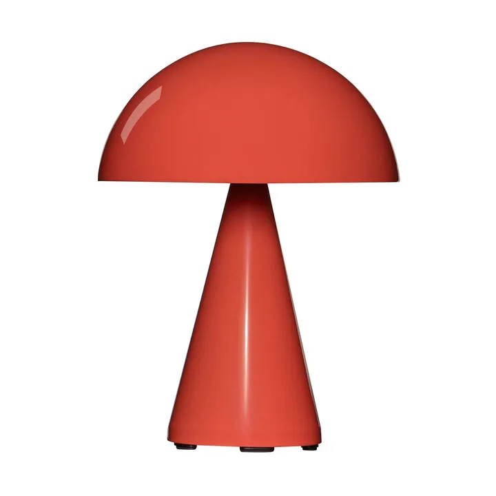 Mush portable bordlampe - Bright red, 20 cm - Hübsch