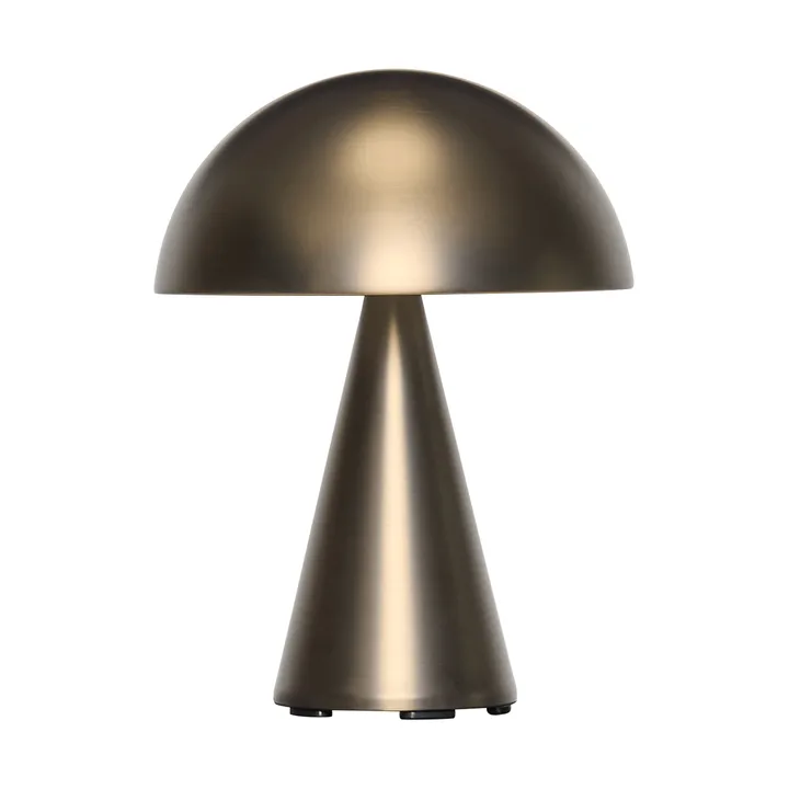 Mush portable bordlampe - Burnished brass, 20 cm - Hübsch