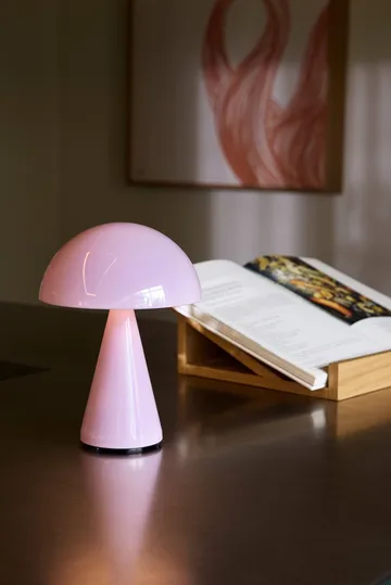 Mush portable bordlampe - Light pink, 20 cm - Hübsch Interior