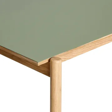 Oblique spisebord - Olive,190x106 cm - Hübsch Interior