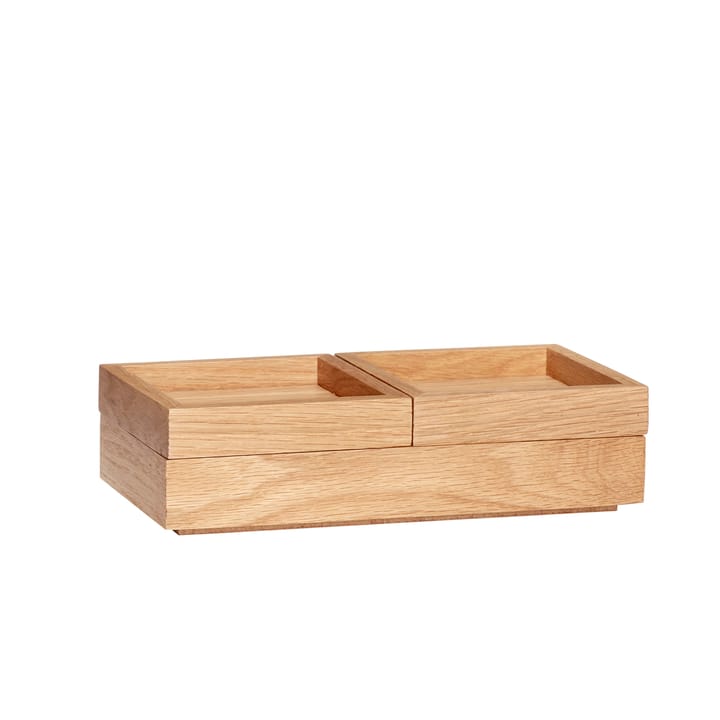 Oppbevaringsboks 24x12 cm - Natur - Hübsch
