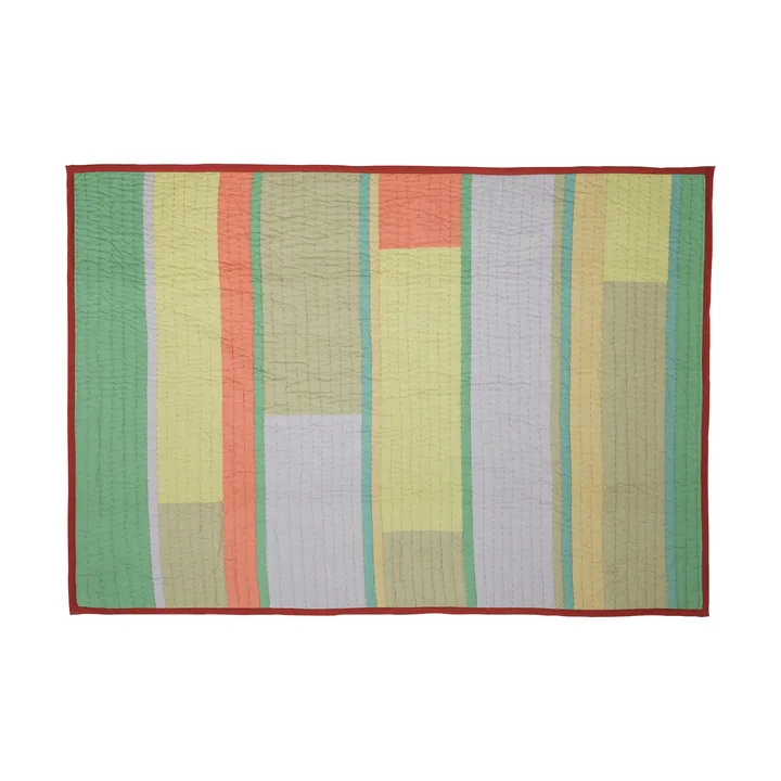 Pavilion pled - Coral-multicolour, 140x200 cm - Hübsch