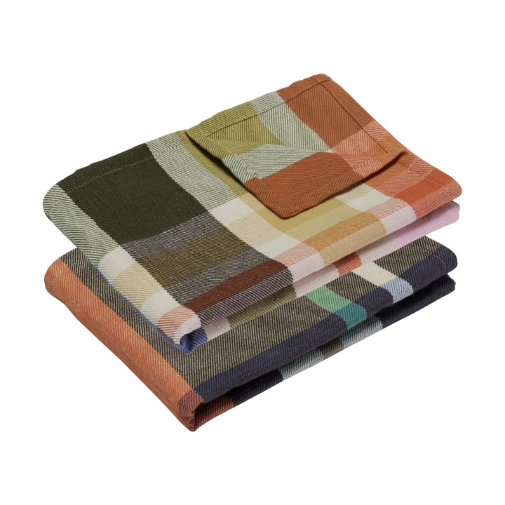 Playful kjøkkenhåndkle 2-pk - Multicolour - Hübsch