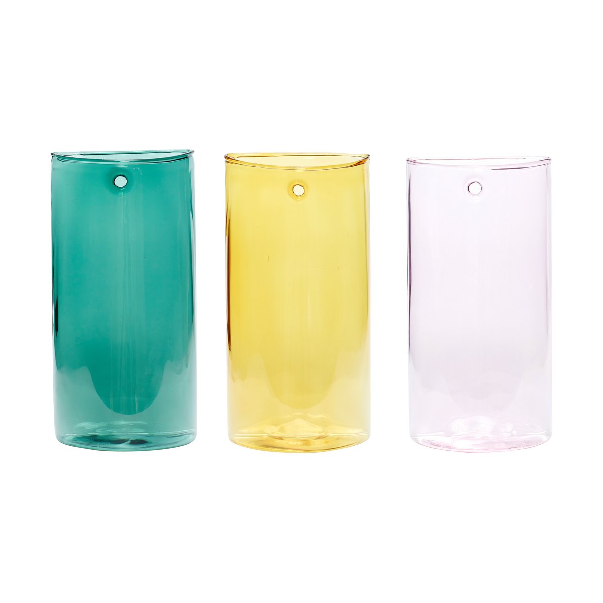 Bilde av Hübsch Popsicle vase sett 3 deler Multicolour