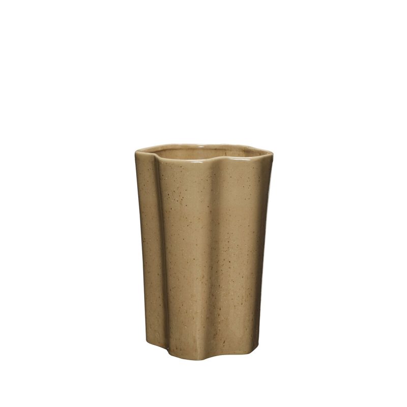 Bilde av Hübsch Sapo Vase 30 cm Brun