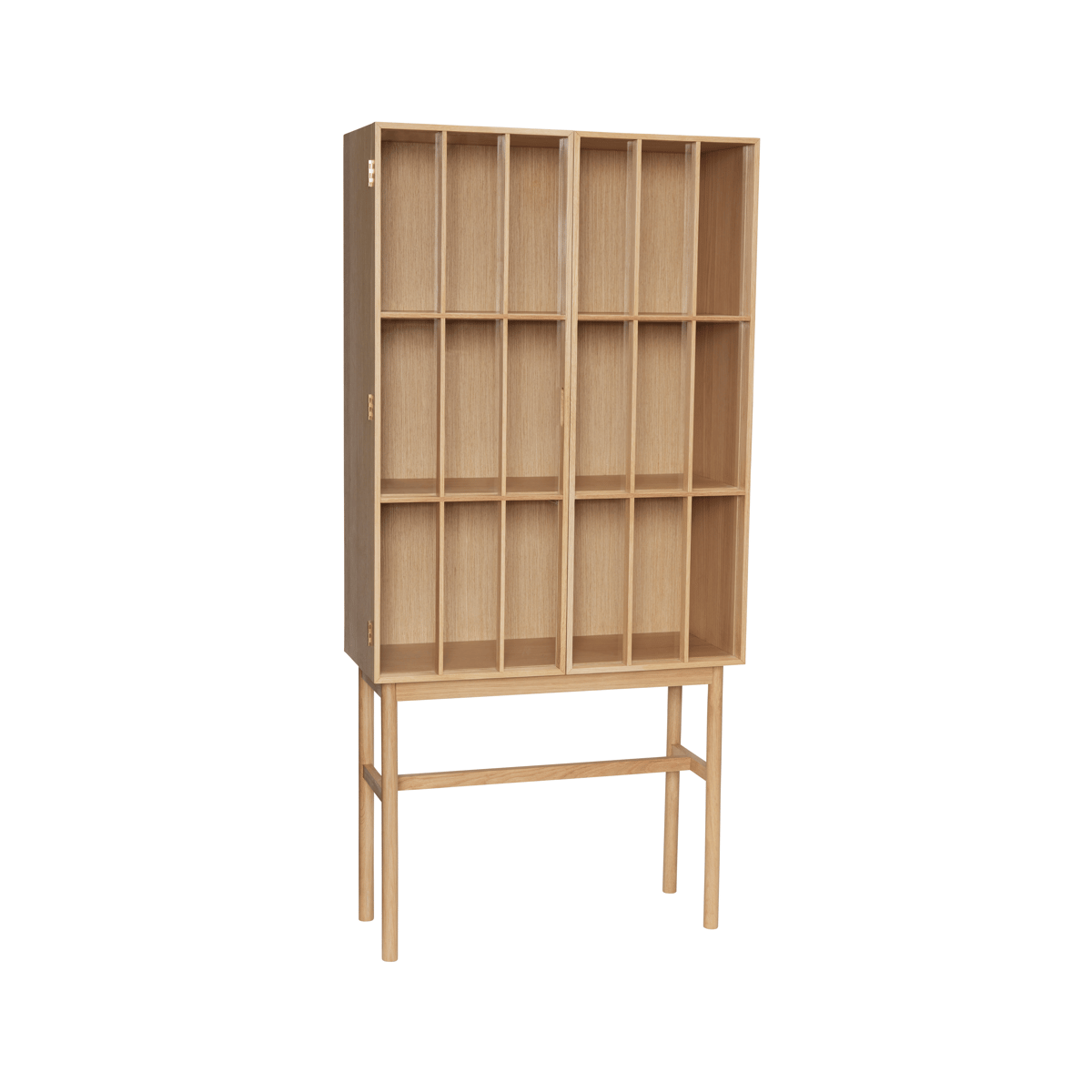 Hübsch Shoji skap hyt Eik | Skandinavisk Design | Skap & Vitrineskap | Beige