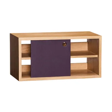 Slide hylle - Burgundy, 40x20x20 cm - Hübsch