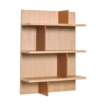 Stand hylle - Eik-rød, 60x80x22 cm - Hübsch