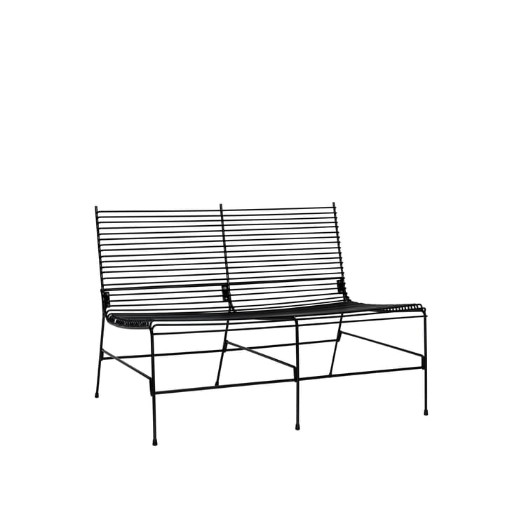 String benk utendørs 121x88 cm - Svart - Hübsch