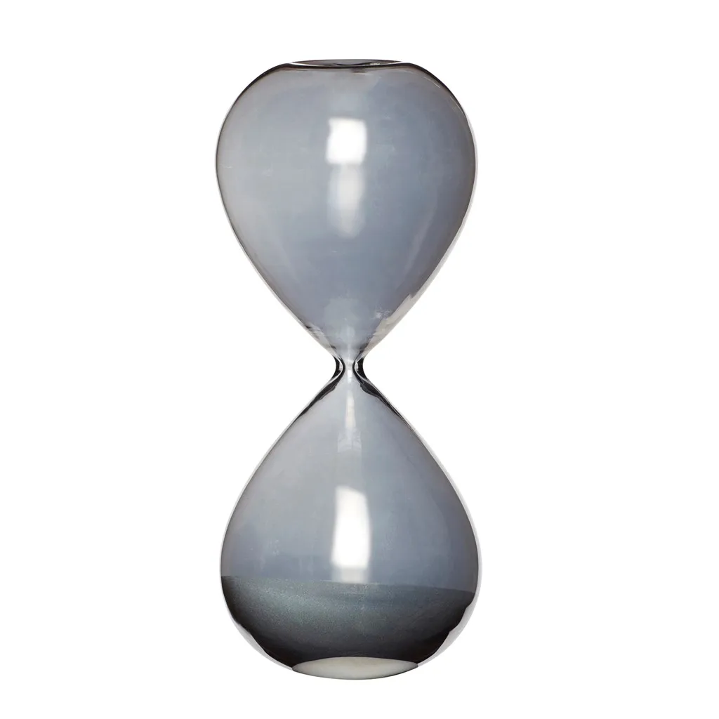 TikTik Timeglass 24 cm, Svart Hübsch Interior