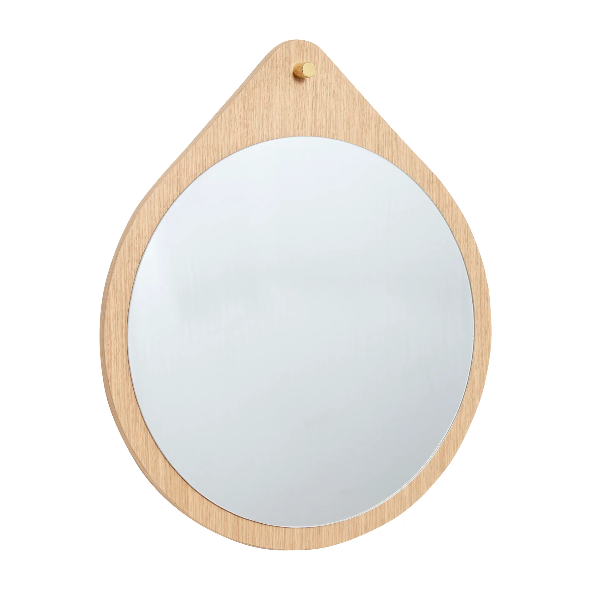 Veggspeil Ø64 cm, Natur Hübsch