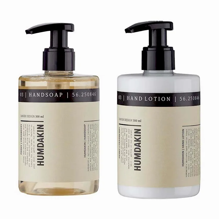 Humdakin håndpleiesett 2 x 300 ml, Peony & cranberry Humdakin