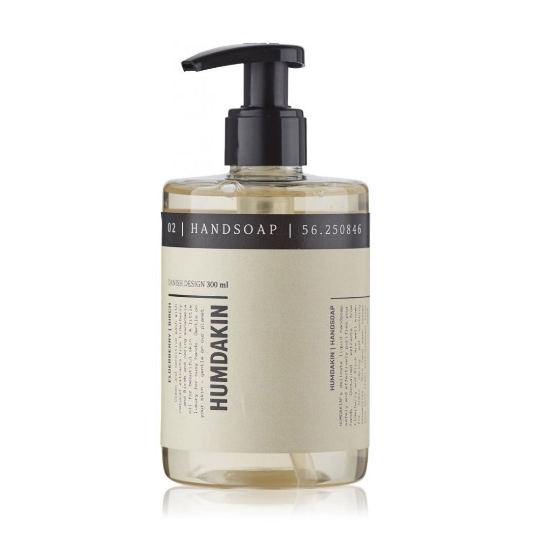Humdakin håndsåpe 300 ml Elderberry & birch | Skandinavisk Design | Såper & Håndkrem | Gjennomsiktig