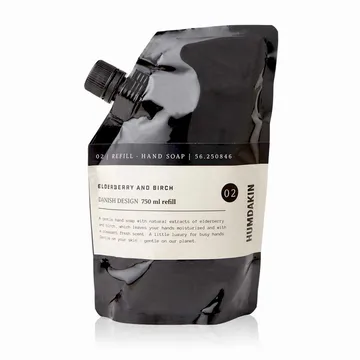 Humdakin håndsåpe refill 750 ml - Elderberry & birch - Humdakin