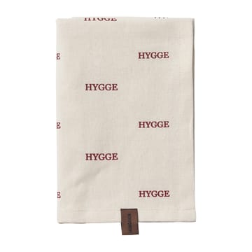 Humdakin Hygge kjøkkenhåndkle - Off white/Red - Humdakin