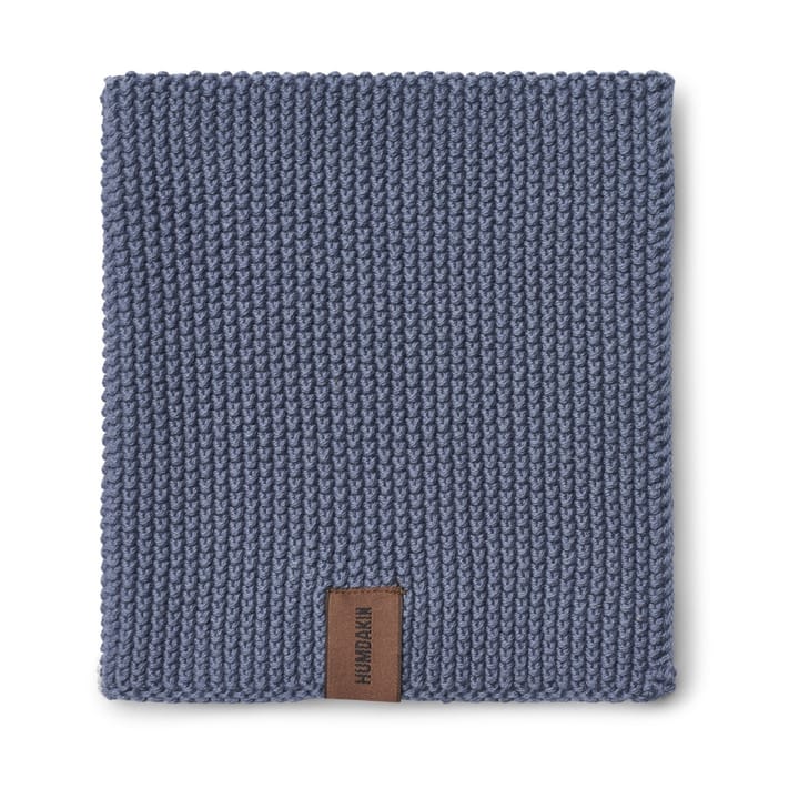 Humdakin Knitted oppvaskklut 28 x 28 cm - Blue stone - Humdakin