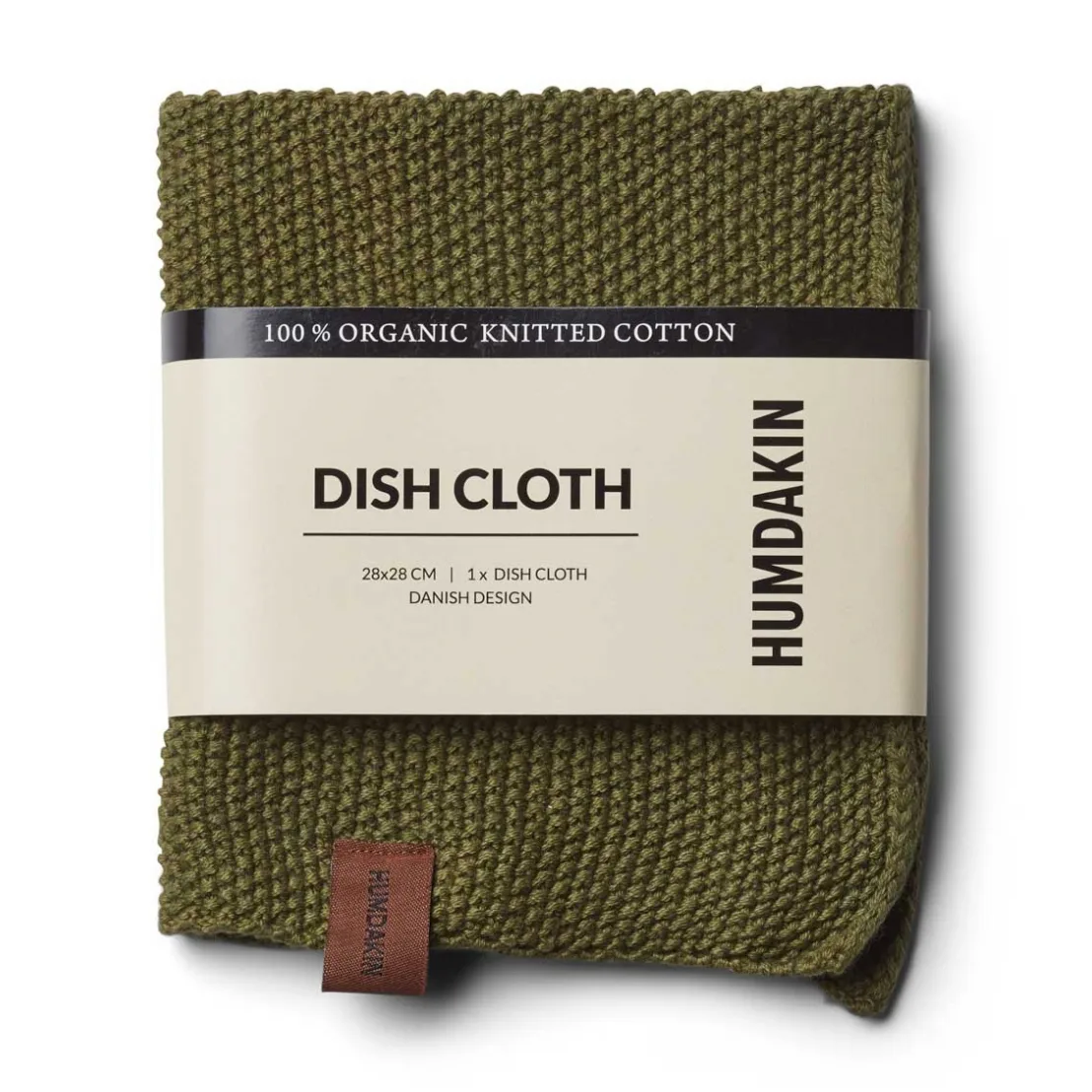 Humdakin Knitted oppvaskklut 28 x 28 cm, Fern Humdakin
