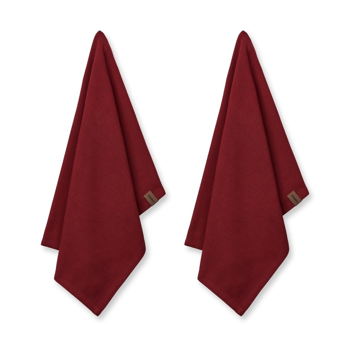 Humdakin økologisk kjøkkenhåndkle 45 x 70 cm 2-pk Maroon