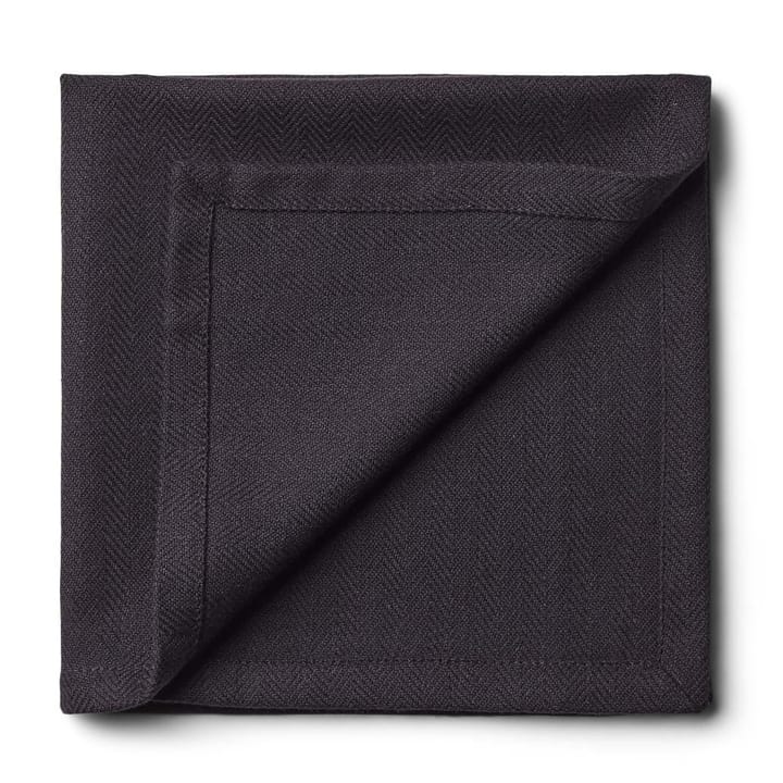 Humdakin tekstilserviett 40 x 40 cm 2-pakning - Coal - Humdakin