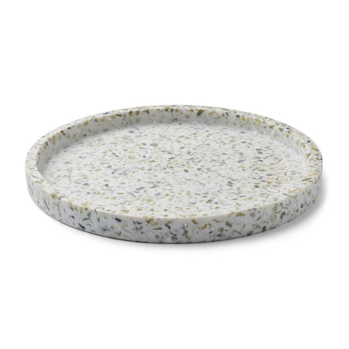 Humdakin Humdakin Terrazzo rundt brett Ø 20 cm Green-white