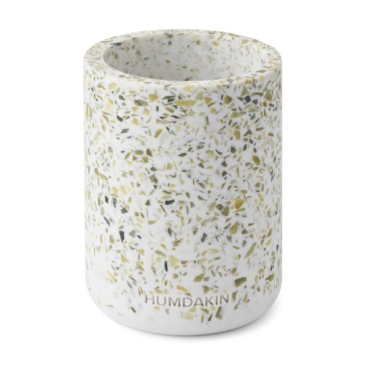 Humdakin Terrazzo vase Ø 10 cm - Green-white - Humdakin
