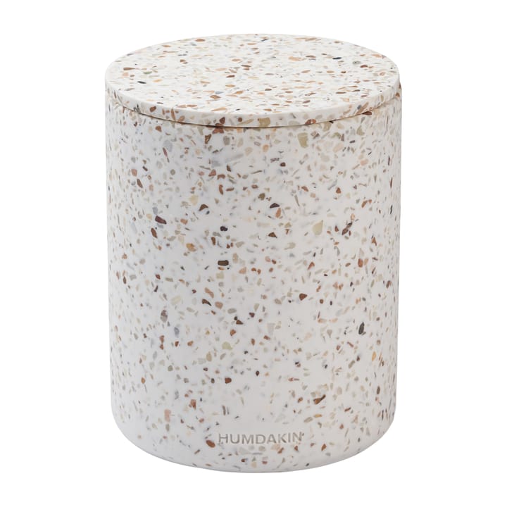 Humdakin Terrazzo vase med lokk Ø13 cm - Red/beige - Humdakin