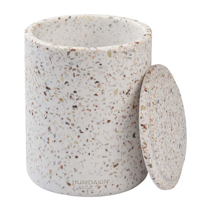 Humdakin Terrazzo vase med lokk Ø13 cm - Red/beige - Humdakin