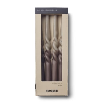 Humdakin vridde lys 30 cm 4-pakning - Oak-light stone - Humdakin