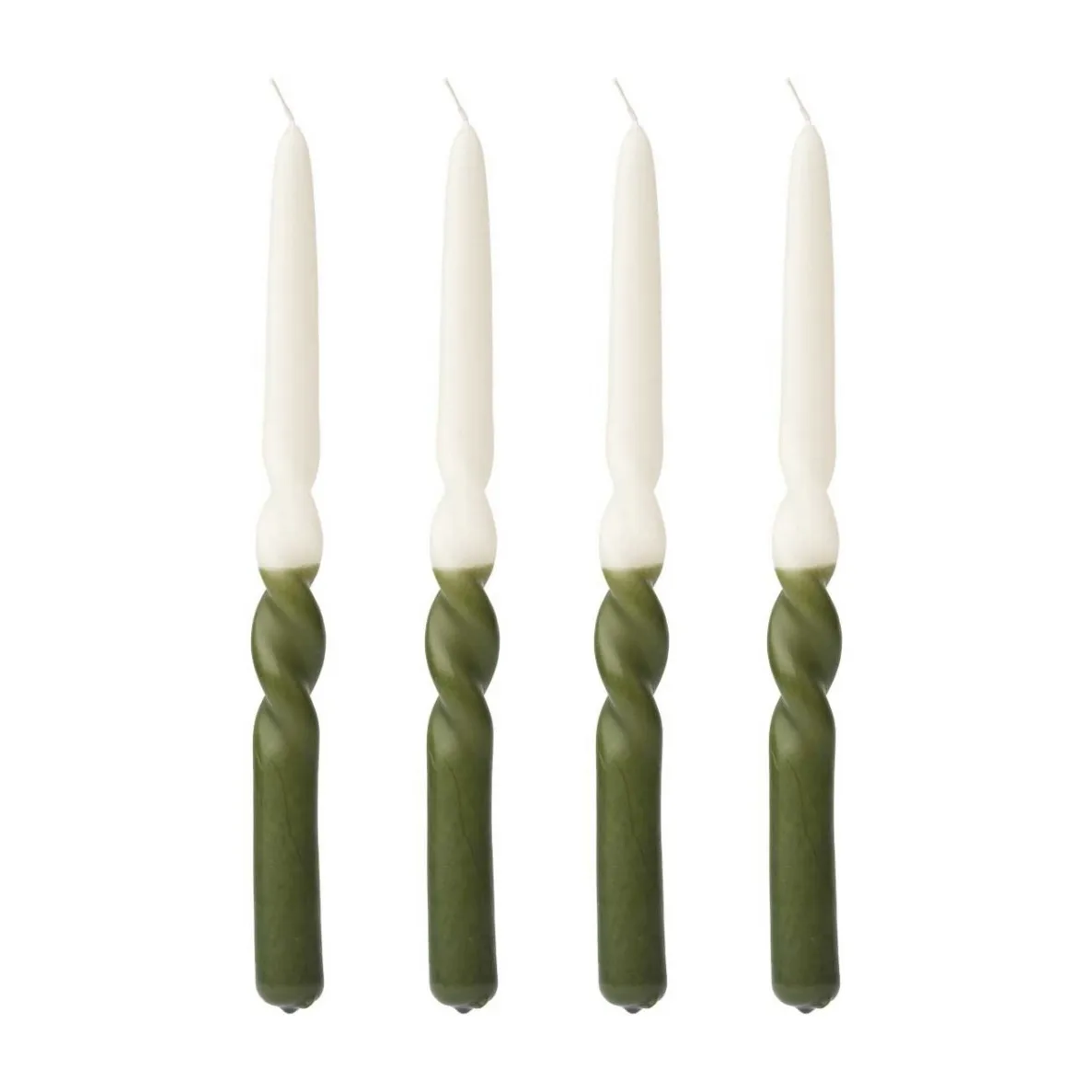Humdakin vridde lys 30 cm 4-pakning, Shell-fern Humdakin