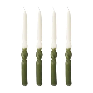 Humdakin vridde lys 30 cm 4-pakning - Shell-fern - Humdakin