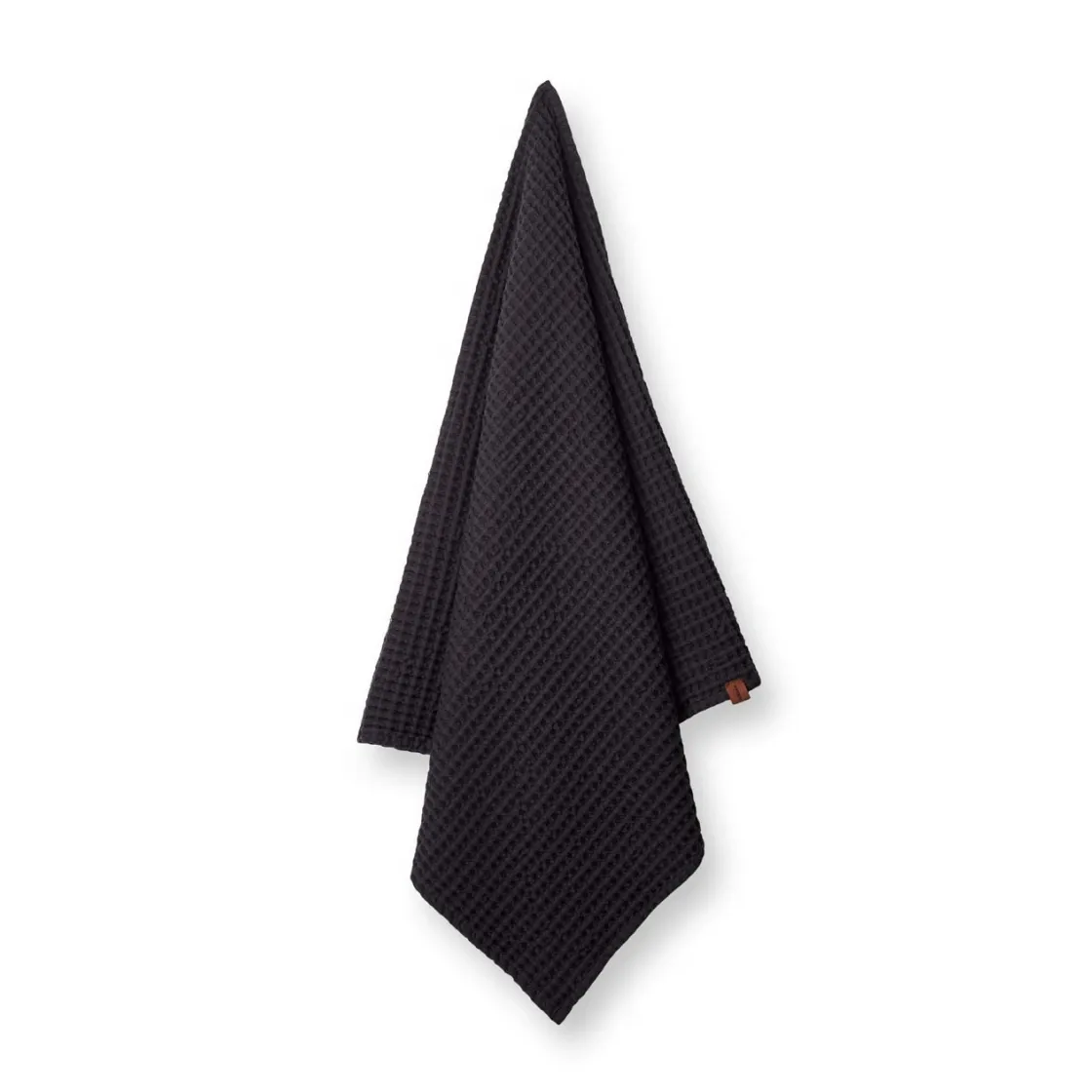 Humdakin Waffle badehåndkle 70 x 135 cm, Coal Humdakin