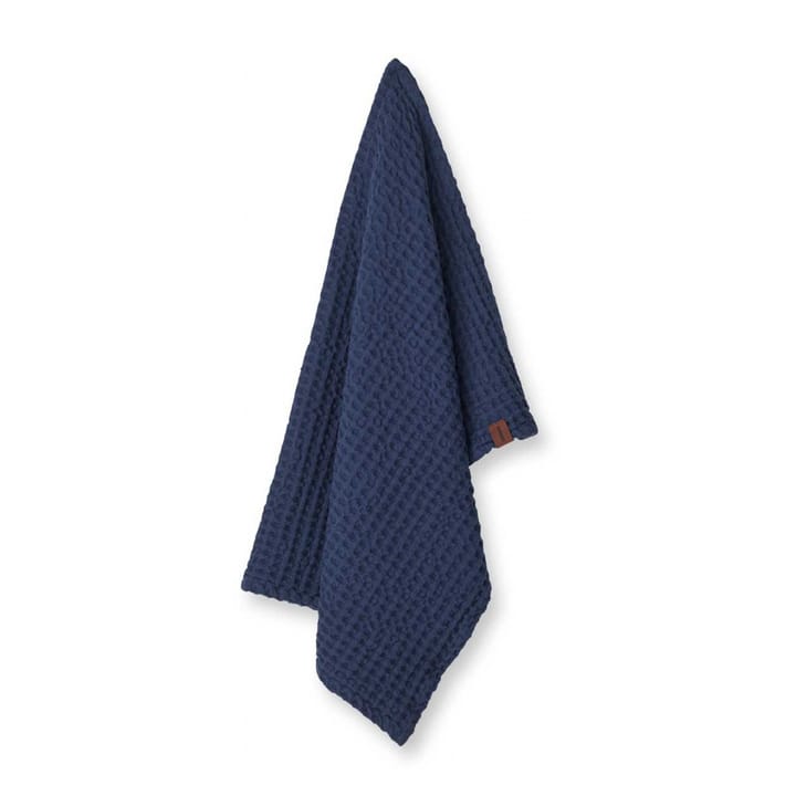 Humdakin Waffle håndkle 55 x 80 cm - Sea blue - Humdakin