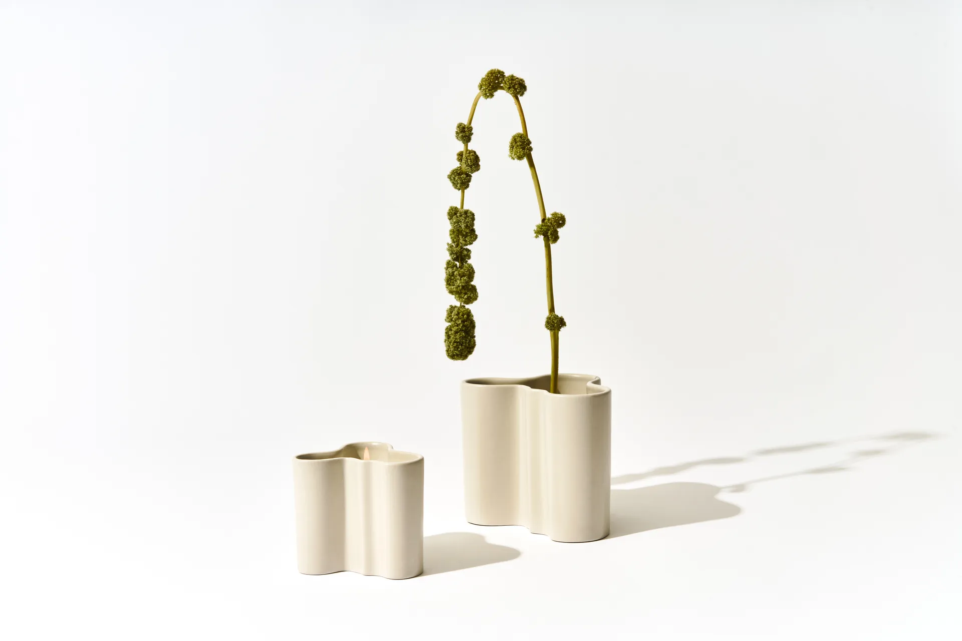 Aalto duftlys 11 cm, Sand Iittala