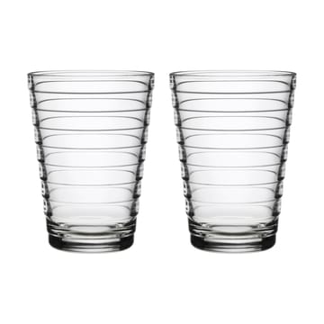 Aino Aalto vannglass 2-pack 33 cl - klar - Iittala