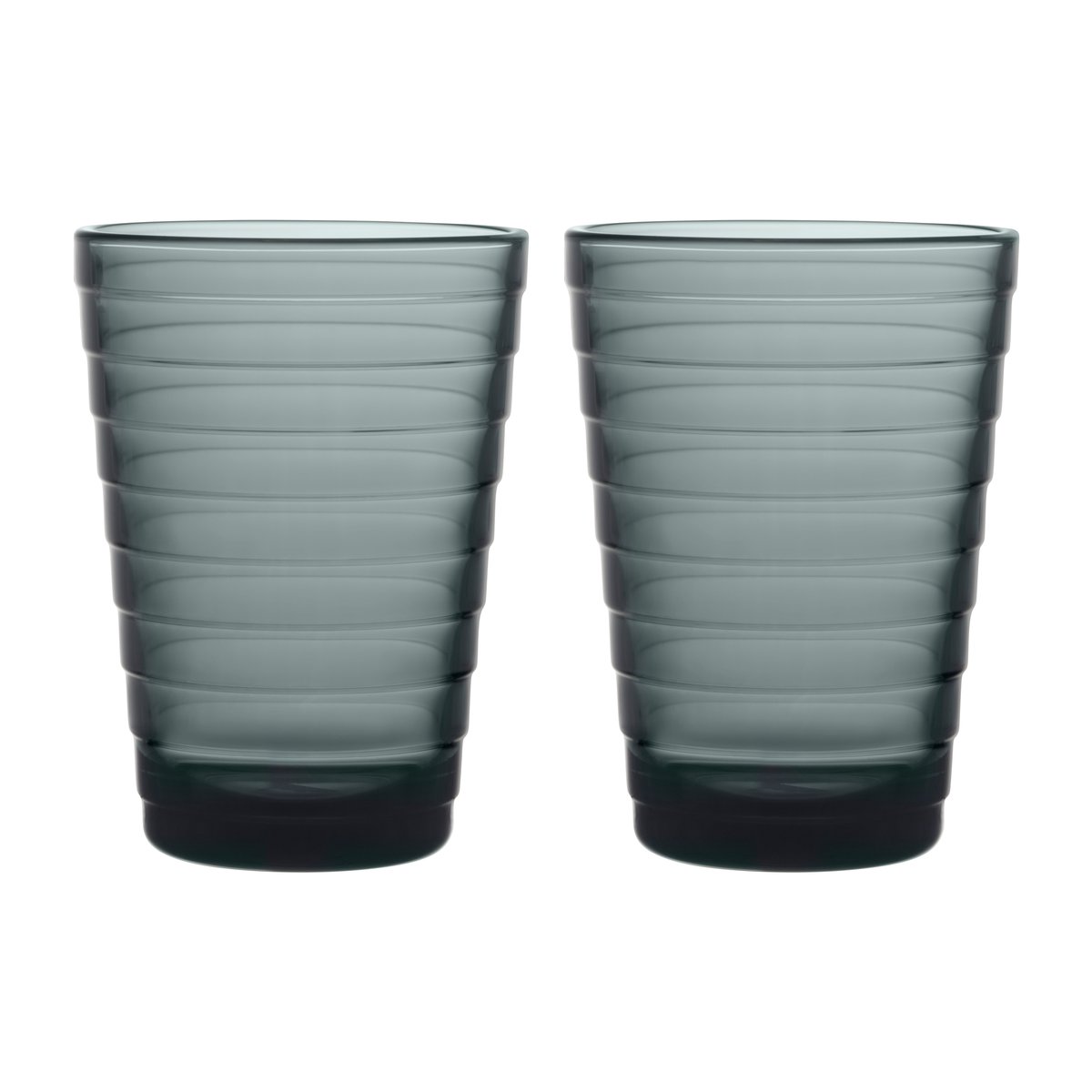 iittala - Aino Aalto glass 33 cl 2 stk mørk grå